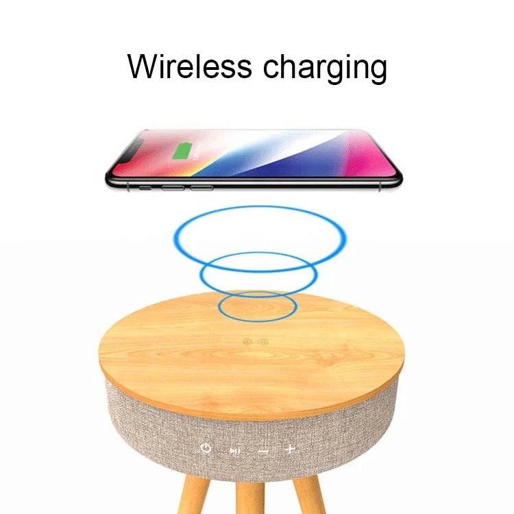 Professional 2.0 Speaker Manufacturers 6600mAh Power Bank Wireless Speakers Charging Side Coffee Table Speakers With Bluetooth