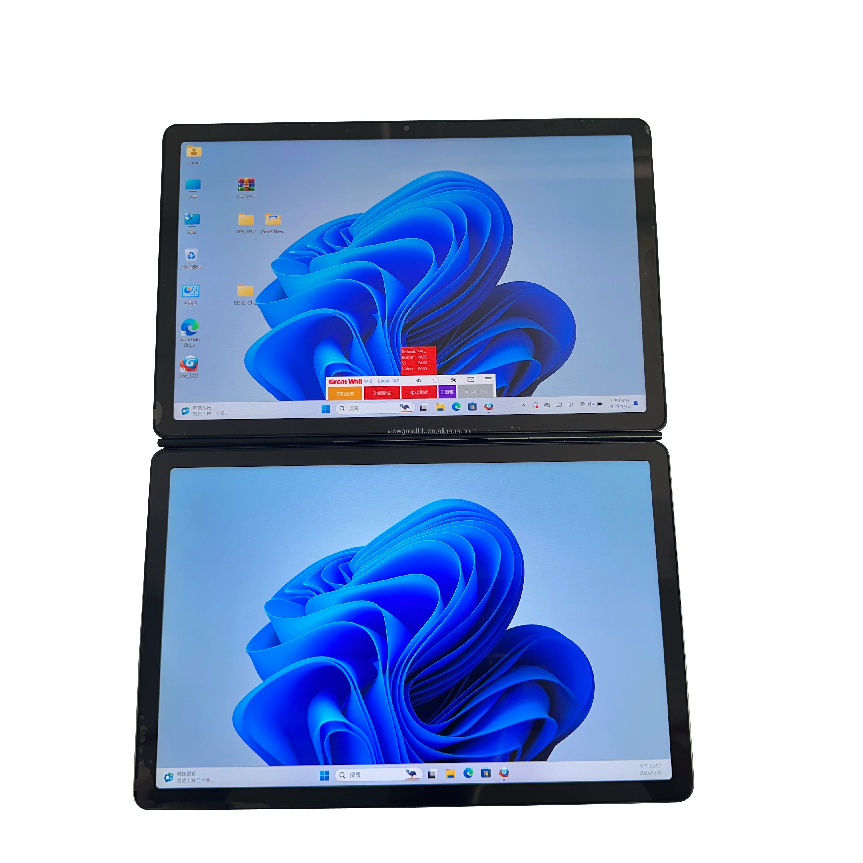 Factory New 11 inch Dual Touch Screen Portable Laptop 16GB + 512GB 1TB 2TB SSD I3 Computer Laptops