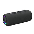 EBS-608 Powerful Speaker Waterproof  20w RGB Bluetooth Speaker with High Quality Bass Gray Fabric Mesh