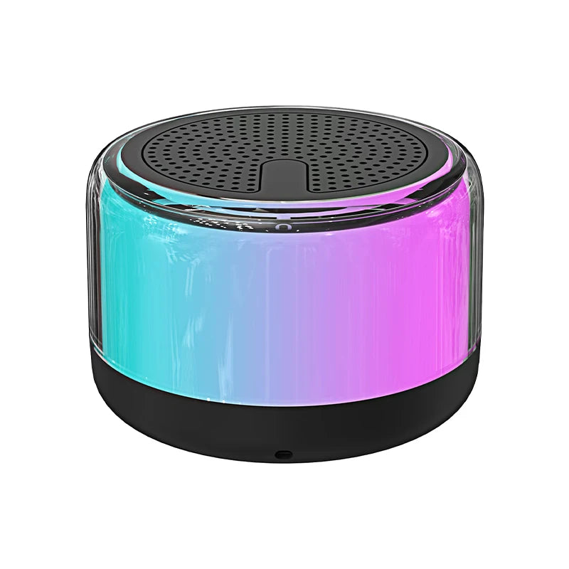 2025 New Blue Christmas Boombox Speaker Clock Modern DJ Bass Wireless Loudspeaker Party Gift Booth Speaker for Christmas Events