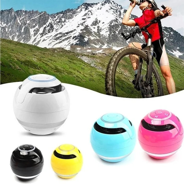 2026 Dropshipping Shopify Hot Factory Price Led A18 Ball LED Mini Bass Portable Wireless BT Speaker  with FM Radio TF Mic USB