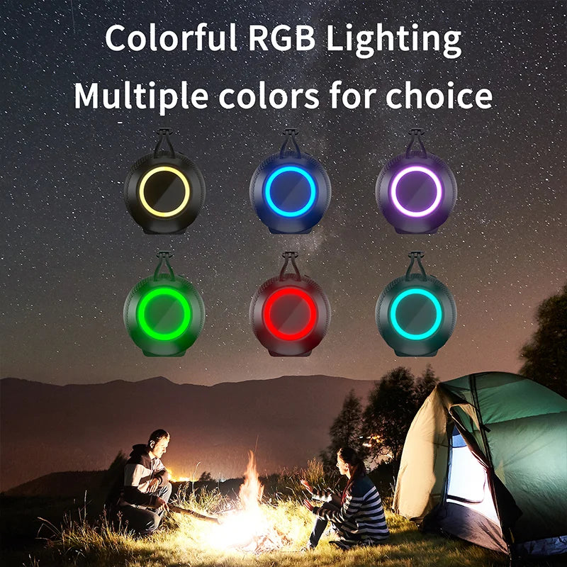 High Quality 40 W 4000 MAh for Bluetooth Speaker RGB Plastic Amplifier for Outdoor Indoor Use Compatible Mobile Explosive