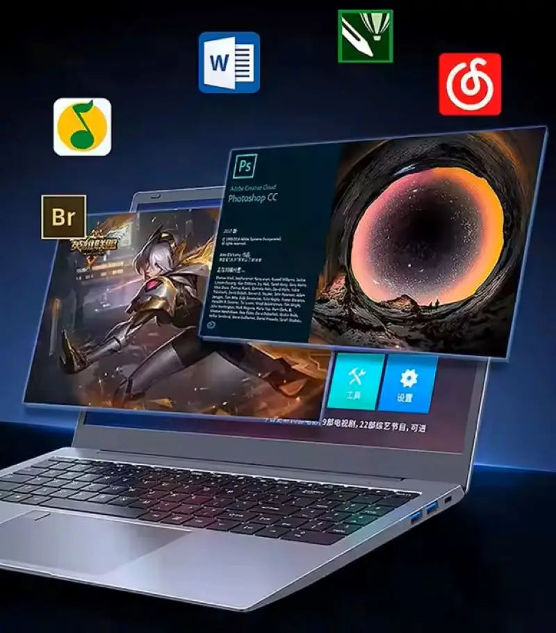 Brand New Fingerprint 15.6inch Intel Core I7 1185g7 Quad Core DDR4 UK Plug 16GB 32GB Business Gaming Laptop