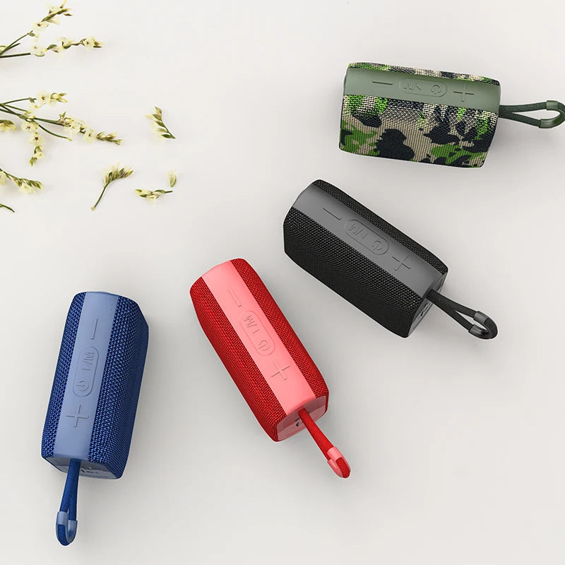 Epoch Tech  EBS-036  2-in-1 Portable Fabric Mesh 6w  Wireless Speaker Bluetooth 5.2  With TWS Earphones  TYPE C
