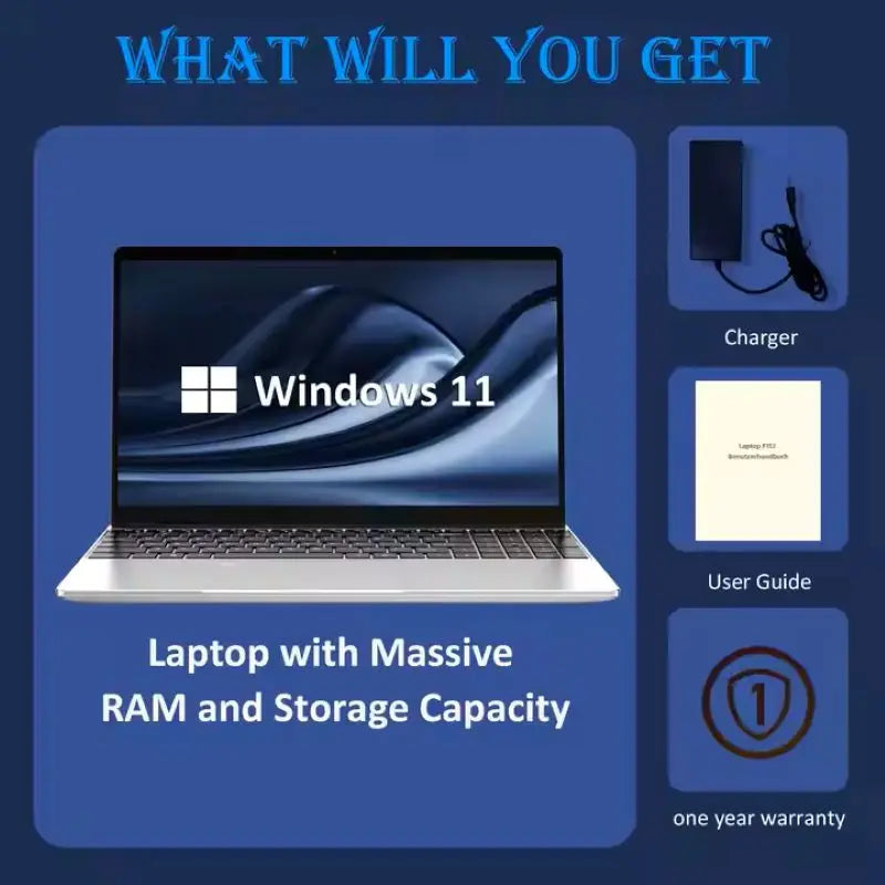 16GB DDR4 RAM 512GB SSD 1TB Intel I7 1080p 15.6inch IPS English Keyboard Business Gaming Laptop
