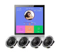 Mini 4 Inch Music Host Blue Tooth Class Wall Amplifier 8Ω Connect to Ceiling Speakers Home/Store/Cafe Audio Automation System