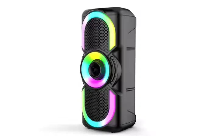 Ready Goods China Supplier Speaker Magnet Double 4 Inch Powered Speakers Professional Active With RGB Light Bluetooth Speaker