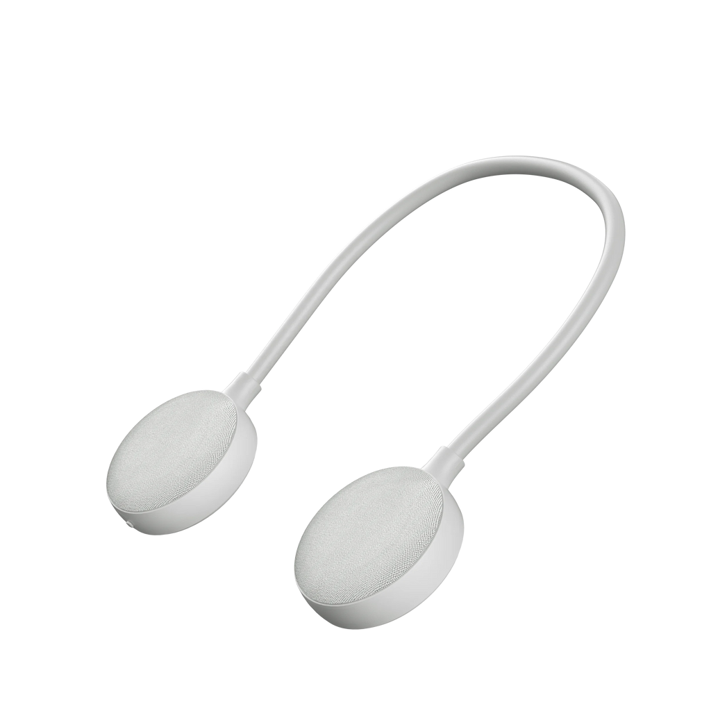Factory Wholesale Neckband Wearable Bluetooth 5.3 Version Portable Blue Tooth Speaker With Built-in Microphone