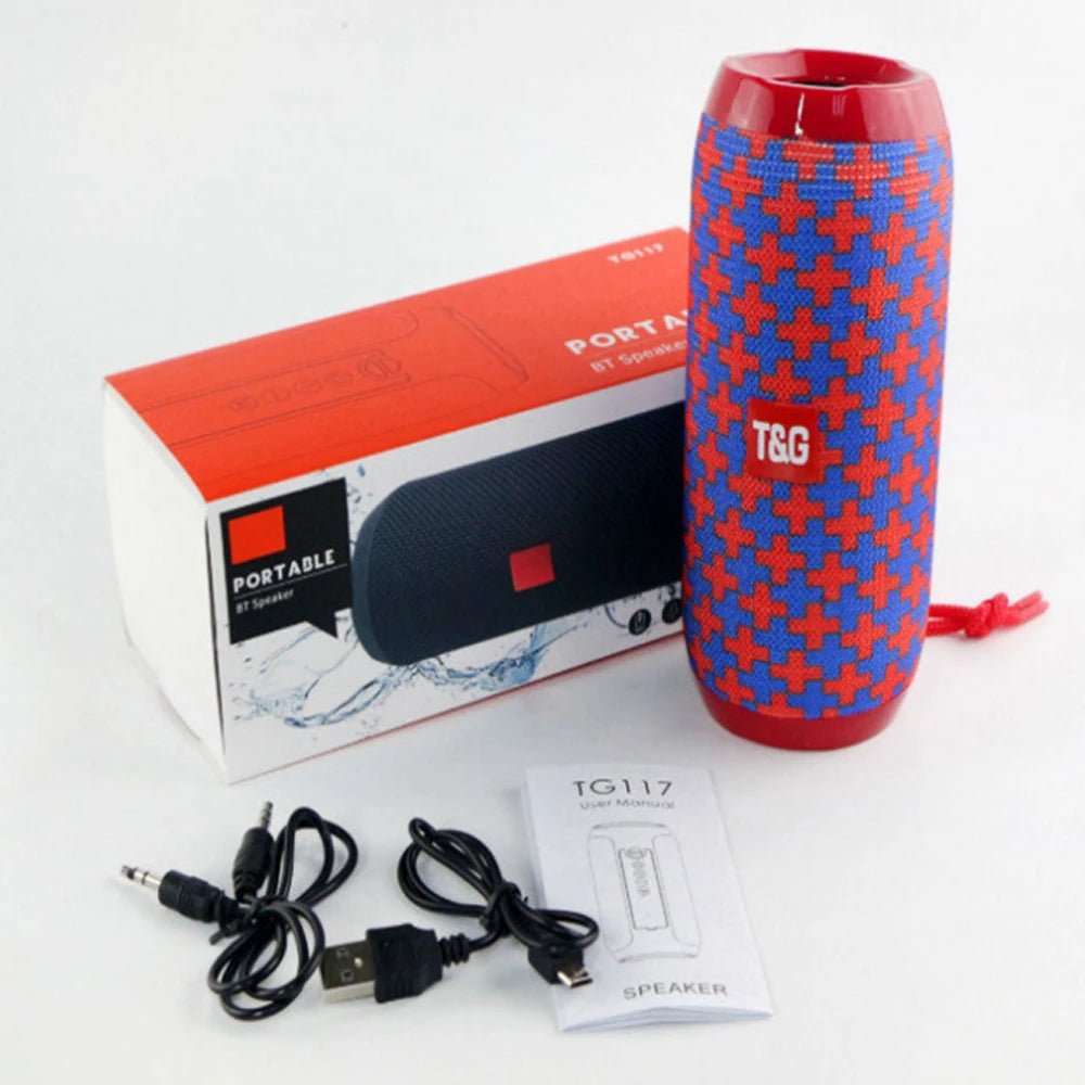 TG117 Portable RGB Wireless TWS Loudspeaker Surround Sound Mobile Phone for Home Theatre Plays Music Mini Blue Tooth Speaker