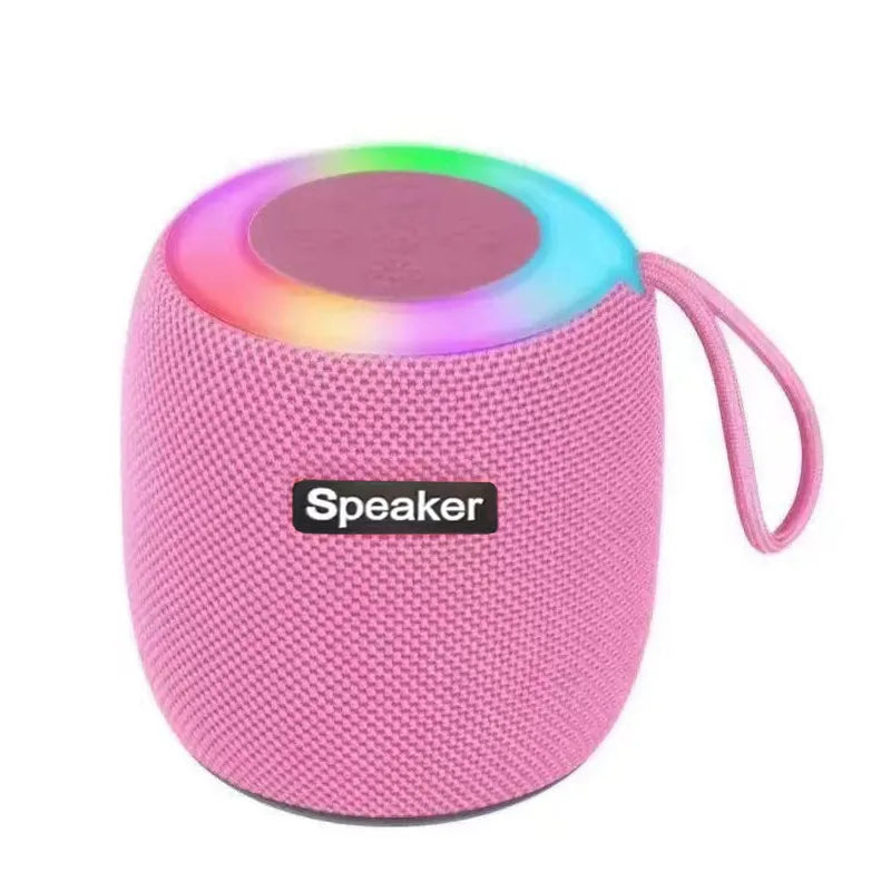 5W RGB for Bluetooth V5.3 IPX4 Waterproof Wireless Portable Speakers Subwoofer TF USB Power Low MOQ Customizable Logo Car Home