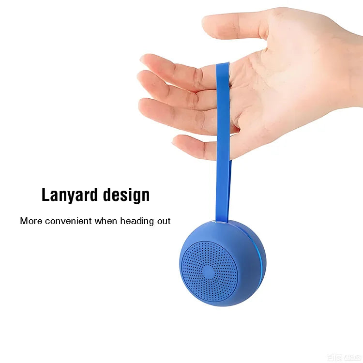 US Warehouse Radio Portable Colorful Mini Speaker Rope Portable Support Wireless 5.0 Bluetooth Speaker Wireless Local Stock