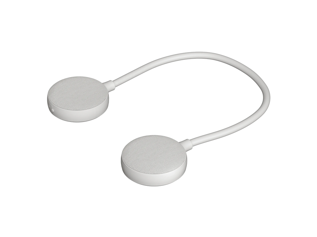 Factory Wholesale Neckband Wearable Bluetooth 5.3 Version Portable Blue Tooth Speaker With Built-in Microphone