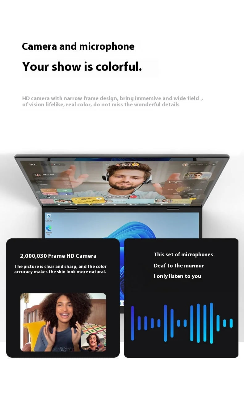 2025 Hot Selling Brand New TouchYoga Professional Portable Gaming Laptop 2-in-1 14+14 Dual Touch Screens Intel Metal English