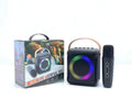 RGB Mini Portable Mini Home Theatre Wireless Speaker with Microphone Karaoke Bass Audio Player Battery-Powered WiFi