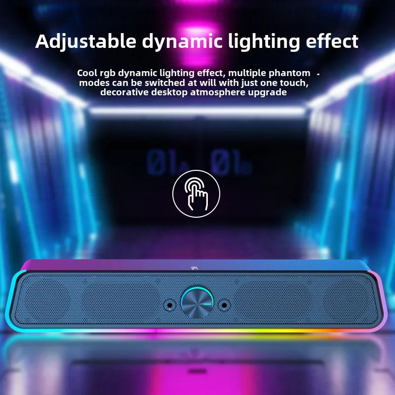 Wholesale RGB Gaming Desktop Computer Speakers Wired for Laptop