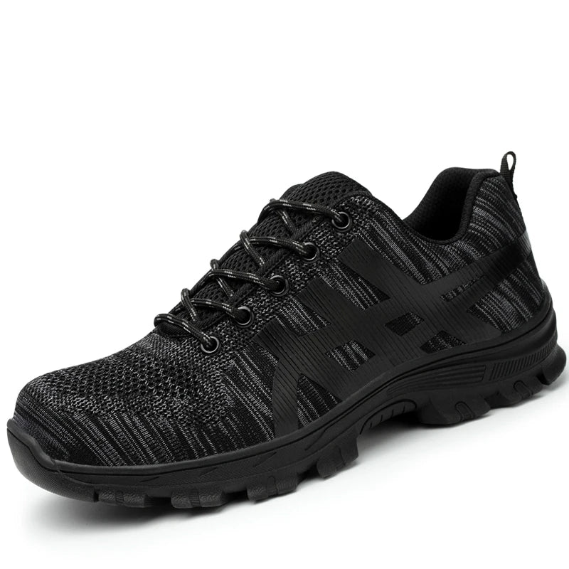 Work Sneakers Men Indestructible Steel Toe Work Shoes Safety Boot Men Shoes Anti-puncture Breathable Working Shoes For Men 48 50