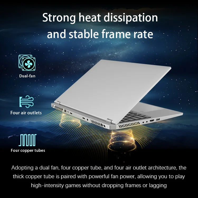 Intel Core I7 RTX3050 32GB DDR4 1TB SSD 6-Core 2.6GHz PC Gaming Laptop with Windows 11 for US Plug New and Doccassion