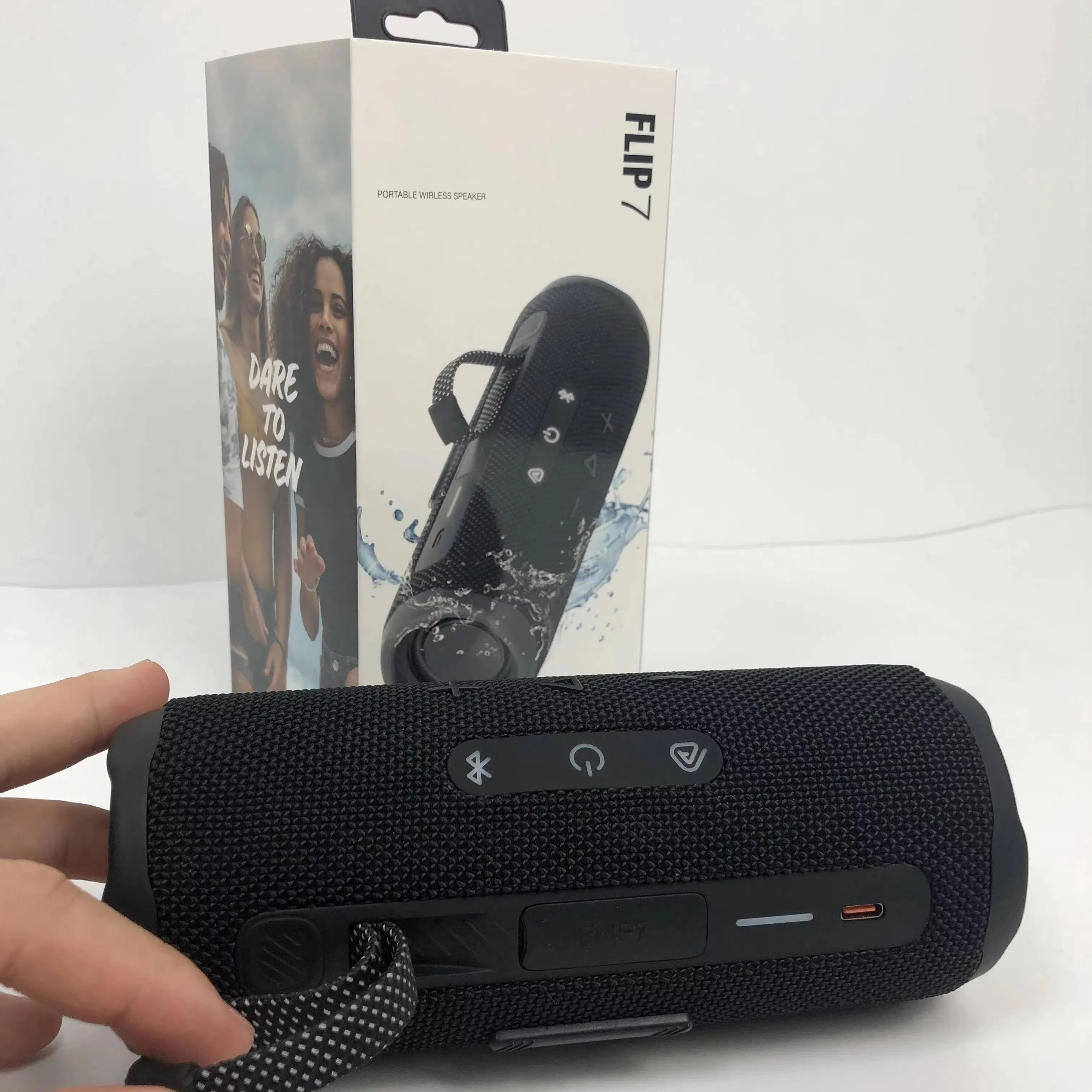 Flip7 Portable Speaker Cross-Border Foreign Trade Hot-Selling for Speaker Flip7 Portable Outdoor Card-Insertable Kaleidoscope 7