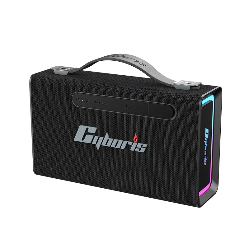 T15  Portable Wireless Speaker,  IPX6 Waterproof Portable Speaker Subwoofer Deep Bass with Handle Support TF Card, AUX, TWS
