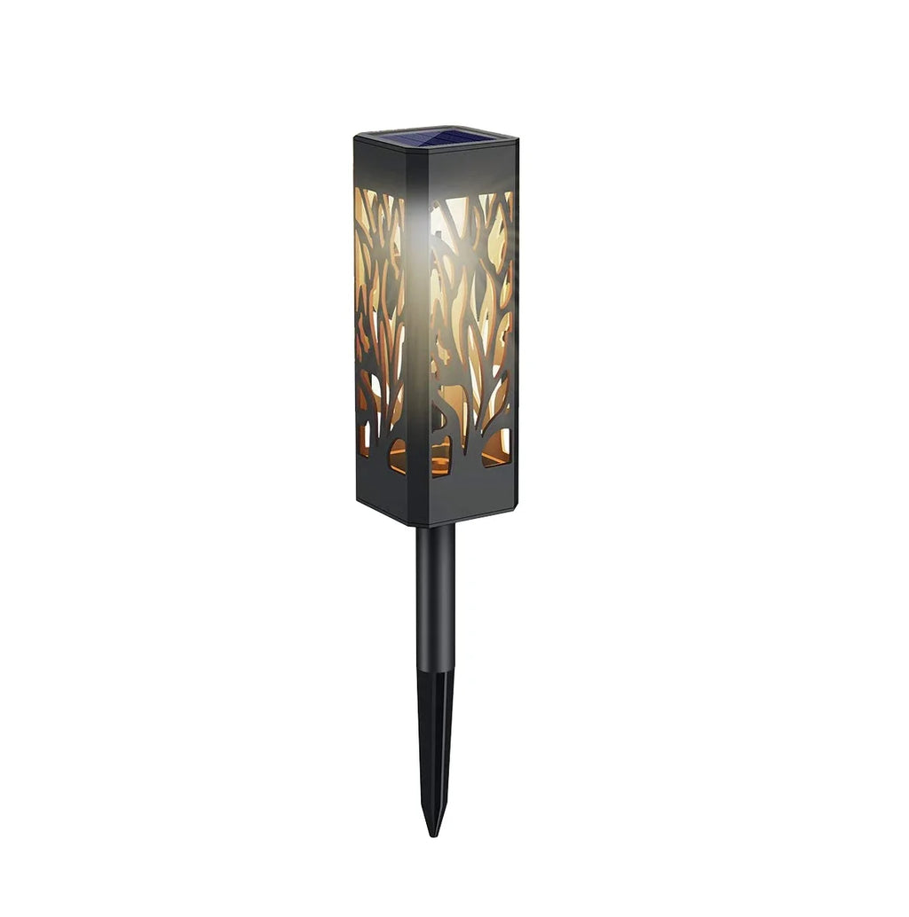 Solar Lights Outdoor with Solar Panel Pathway Lights IP65 Waterproof Garden Lights Auto ON/Off for Landscape Pathway Patio Decor