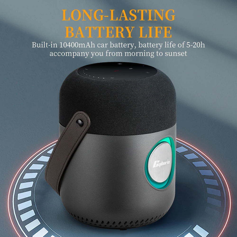 X9 Super Wireless Speaker 100W Ultra-capacity Battery, Touch-Activated Subwoofer & High-Fidelity Sound, Portable Handheld Design