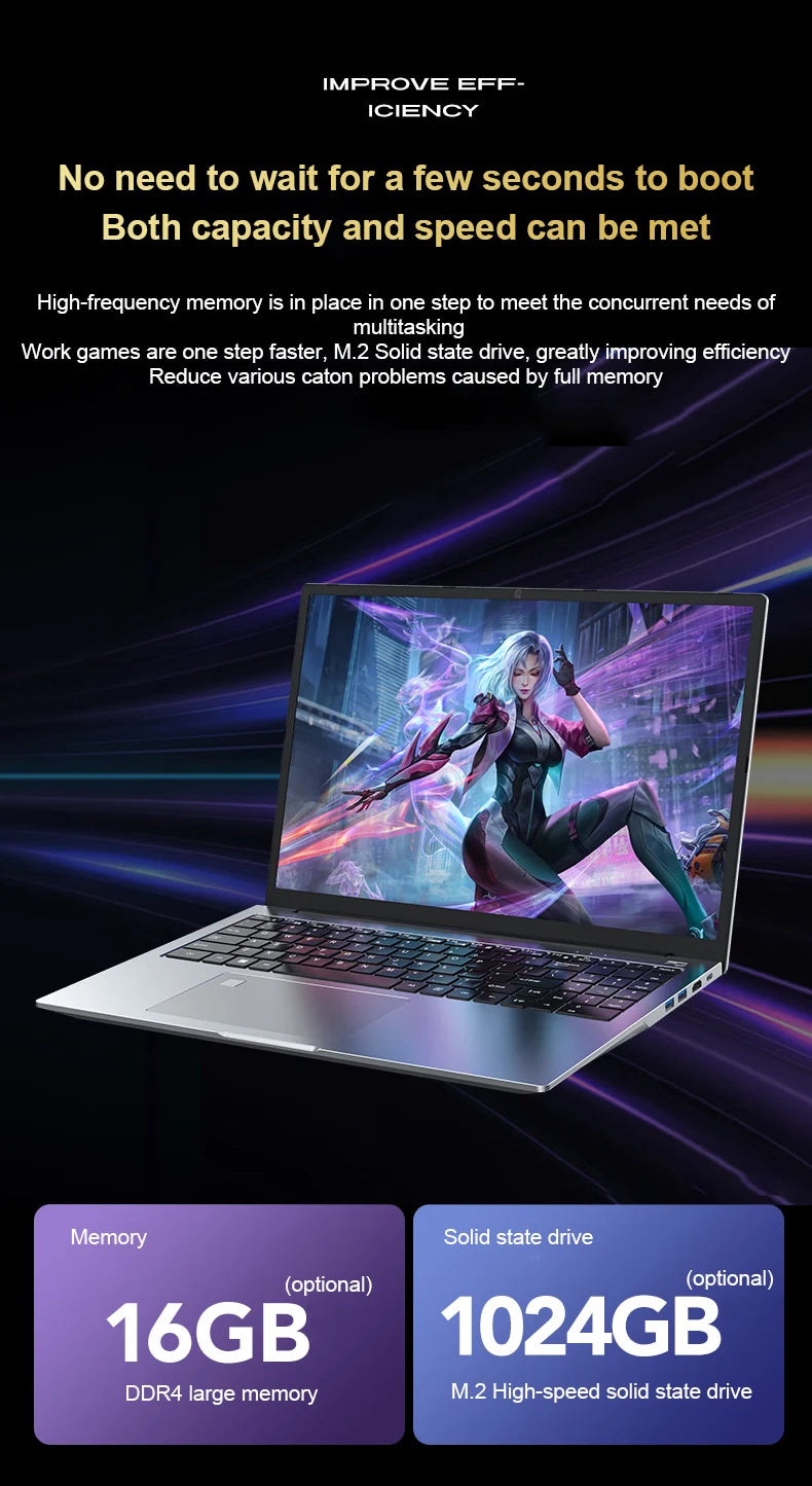 13th Gen Intel I9 13900H Processor 16-Inch Gaming Laptop with 4GB MX550 Discrete Graphics Card for AutoCAD Engineer Design