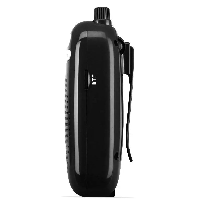 SHIDU 10W Rechargeable Mini PA Speaker System Clip on Collar Wireless Lavalier Microphone Bluetooth Portable Voice Amplifier