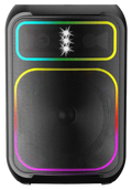 Powerful Wireless Bluetooth Boombox Speaker With Microphone for Portable Karaoke and DJ Party