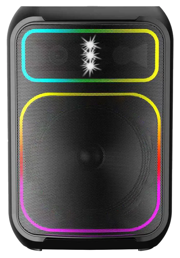 Powerful Wireless Bluetooth Boombox Speaker With Microphone for Portable Karaoke and DJ Party