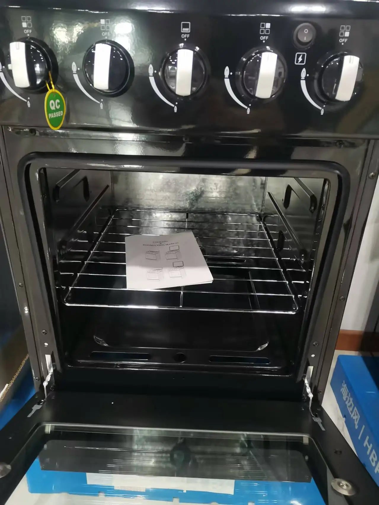 60*60 Gas Stove 4 Burners Kitchen Appliance Gas Range Stove 4 Burner With Gas Oven Cabinet Built-in Oven for Kitchen Use
