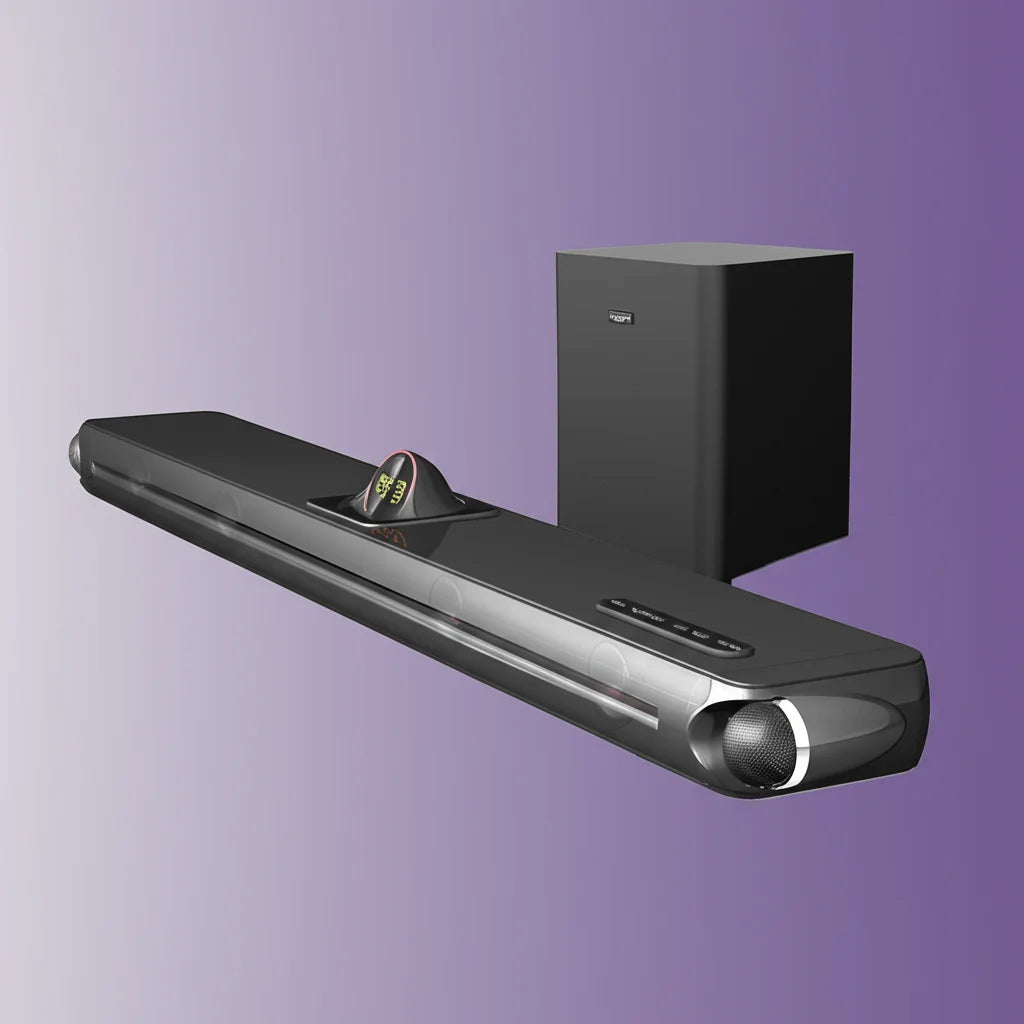 SOCOVEZ Manufacturer In-stock 2.1 CH for Bluetooth Soundbar with Built-In Subwoofer & Remote Control for TV Model G66B