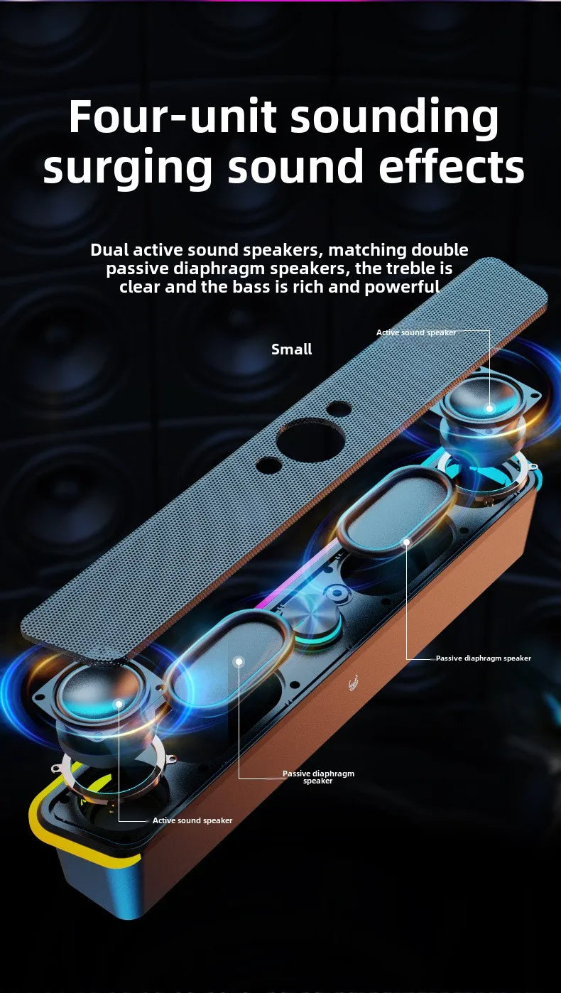 Wholesale RGB Gaming Desktop Computer Speakers Wired for Laptop