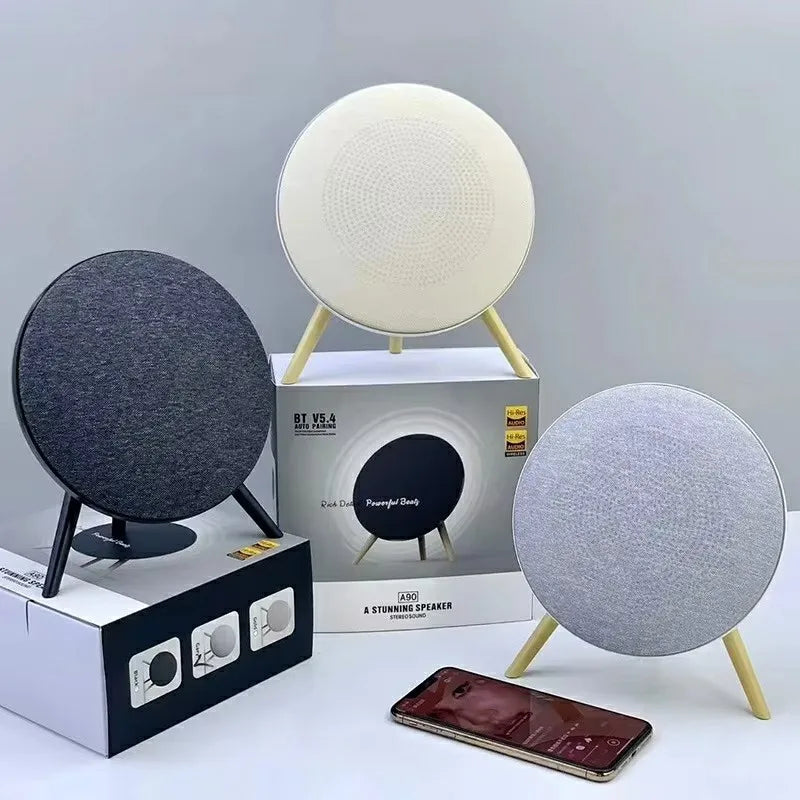 A90 TWS High-End UFO for 5.4 Speaker with Hi-Fi Stereo FM Playback TF/USB/AUX Support 10W Memory Card Computer Outdoor Use