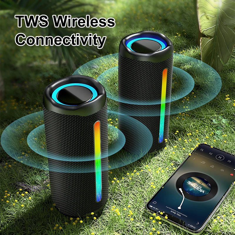 Lower Price Latest Version  Wireless  Party Speakers Bluetooth 12W with RGB Light Speaker