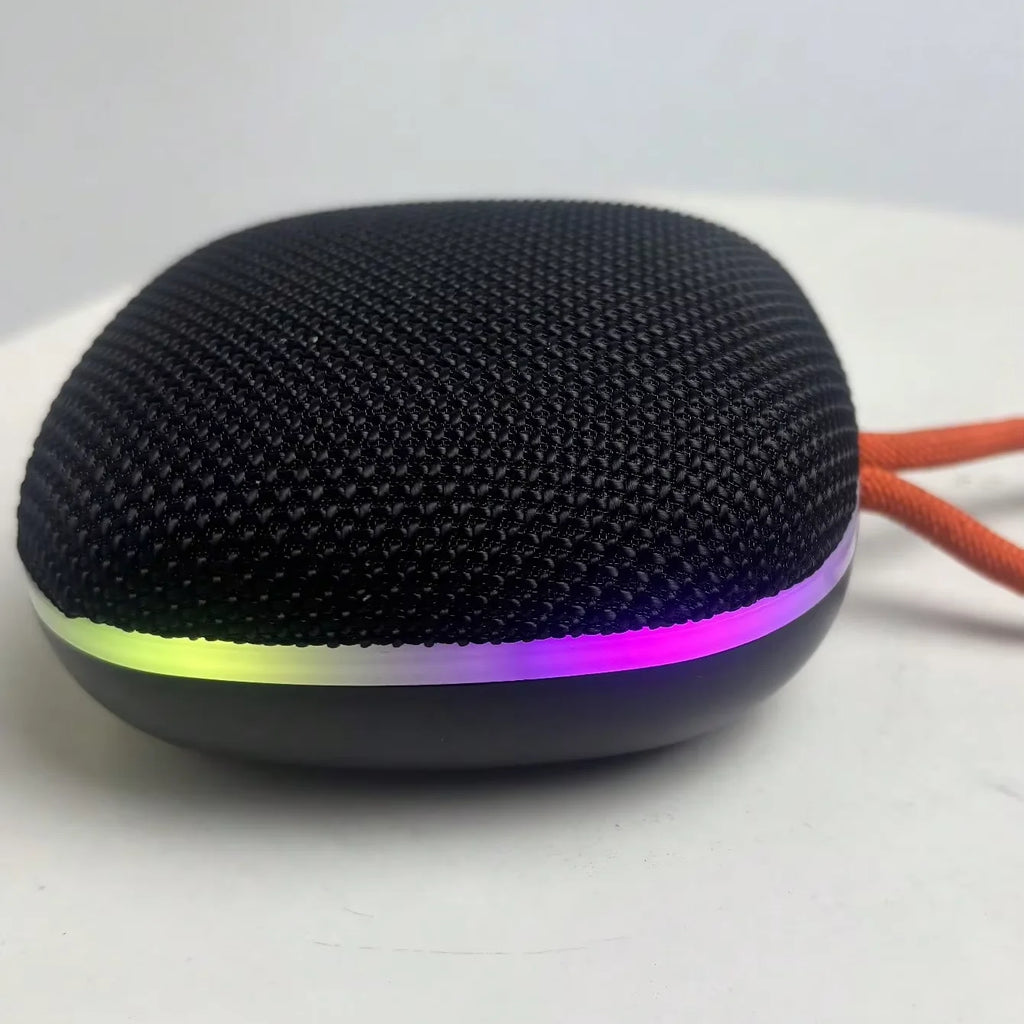 Ready Stock High Quality Factory Promotion Gift Mini Outdoor Portable Wireless Subwoofer Sound Box Fabric BT Portable Speaker