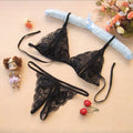 Women Lingerie Porno Lace Push Up Bra Set Seamless Underwear Set Cup AB Translucent Bandage Open Cup Bra And Porno Panty Set