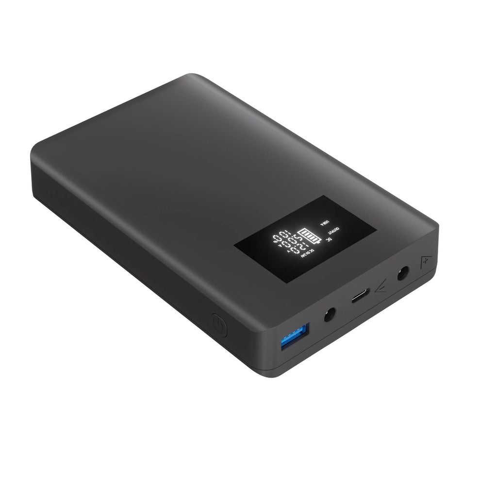 PWEITE DC UPS Power Bank 12V 3A PD 100W DC Output 15V 19V 20V 24V 12V 3.75A 4A 5A PowerBank for Wifi Router Laptop CPAP Dashcam