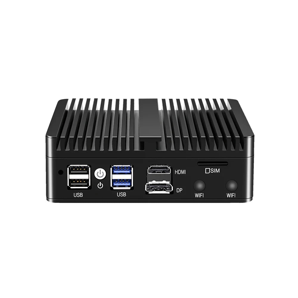 Topton Mini PC Micro Firewall Appliance N150 J6412 J5005 6305 4x I226-V 2.5G Fanless Router Computer Proxmox OPNsense PfSense