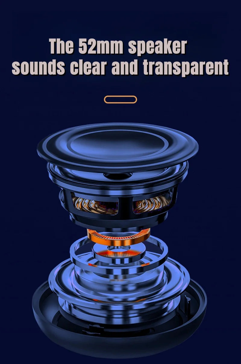 Low MOQ Silicone Superior Quality Mini Portable Waterproof RGB LED Hang Ring Loop Travel Set  V5.3 NFC BT Speakers