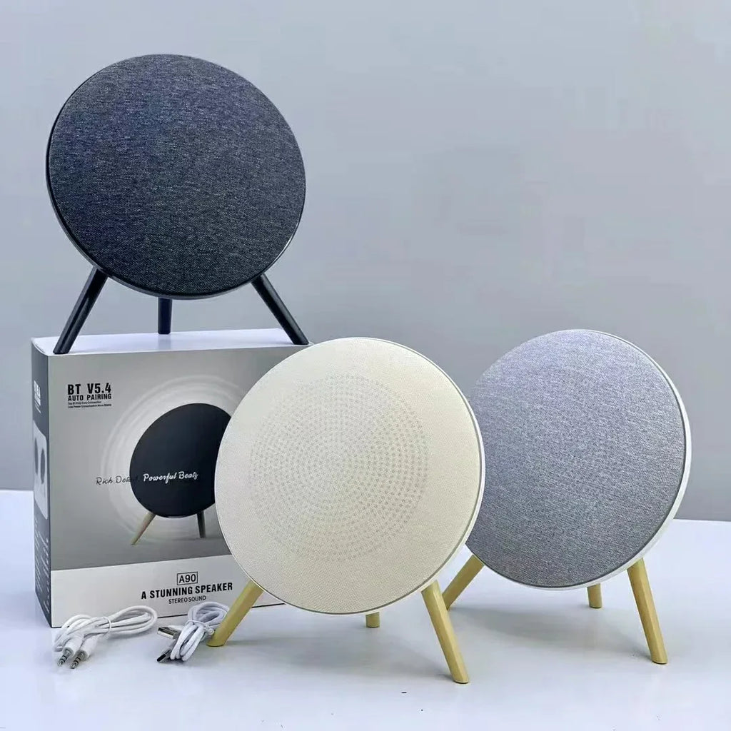 A90 TWS High-End UFO for 5.4 Speaker with Hi-Fi Stereo FM Playback TF/USB/AUX Support 10W Memory Card Computer Outdoor Use