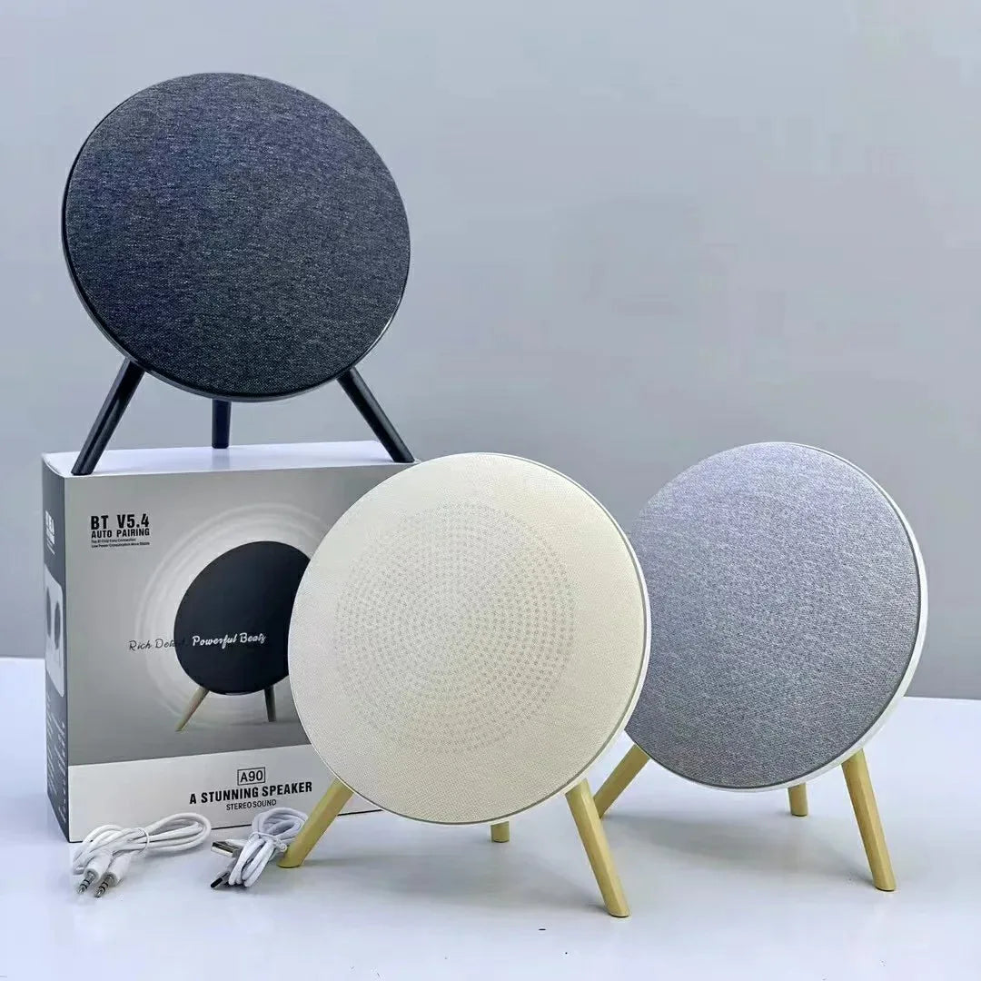 A90 TWS High-End UFO for 5.4 Speaker with Hi-Fi Stereo FM Playback TF/USB/AUX Support 10W Memory Card Computer Outdoor Use