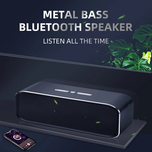 2025 New Cyboris T11 Metal Subwoofer Stereo TWS Wireless Speaker High Loud Sound Support AUX /TF Card Ready for Ship Customize