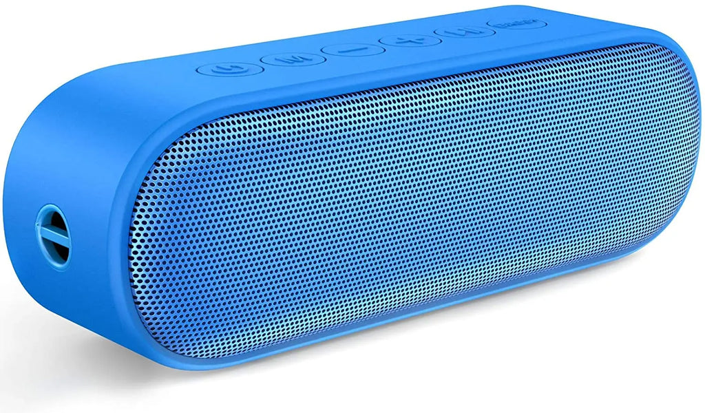 LENRUE A15 Portable Bluetooth Speaker IPX7 Waterproof 20W Stereo Sound 20H Playtime Built-in Mic Outdoor Bluetooth Speaker Blue