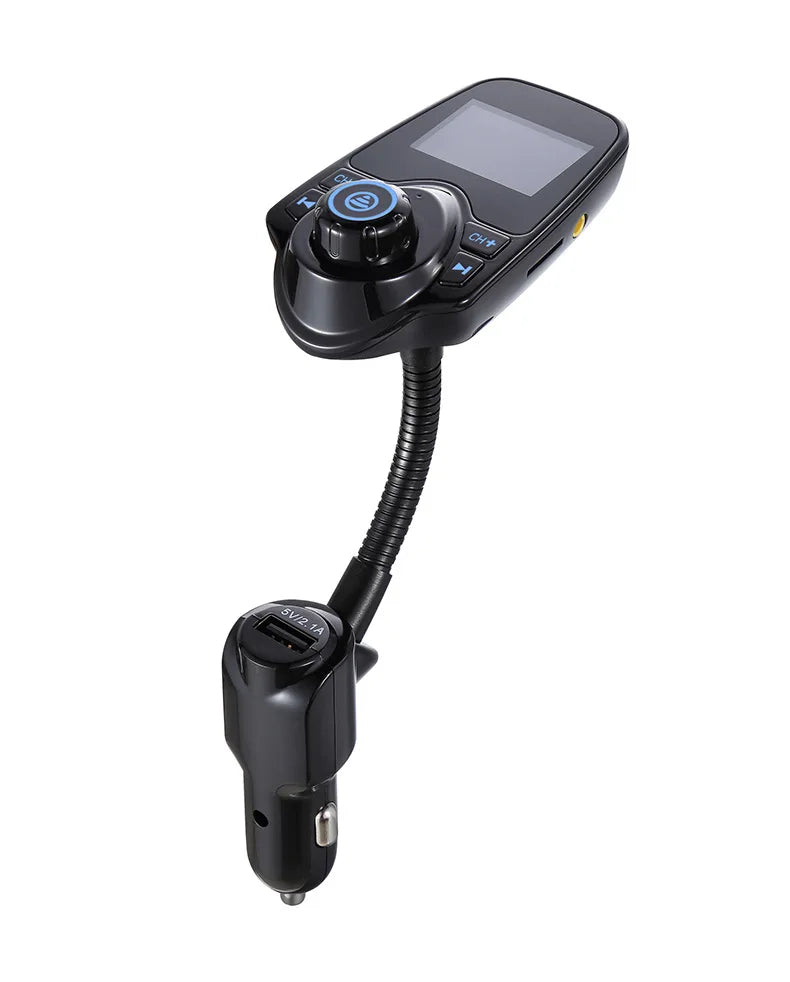 2026 Drop Shipping Product T10 Car Kit Handsfree Set FM Transmitter Car MP3 Music Player Audio Adapter 5V 2.1A USB Charger Fast