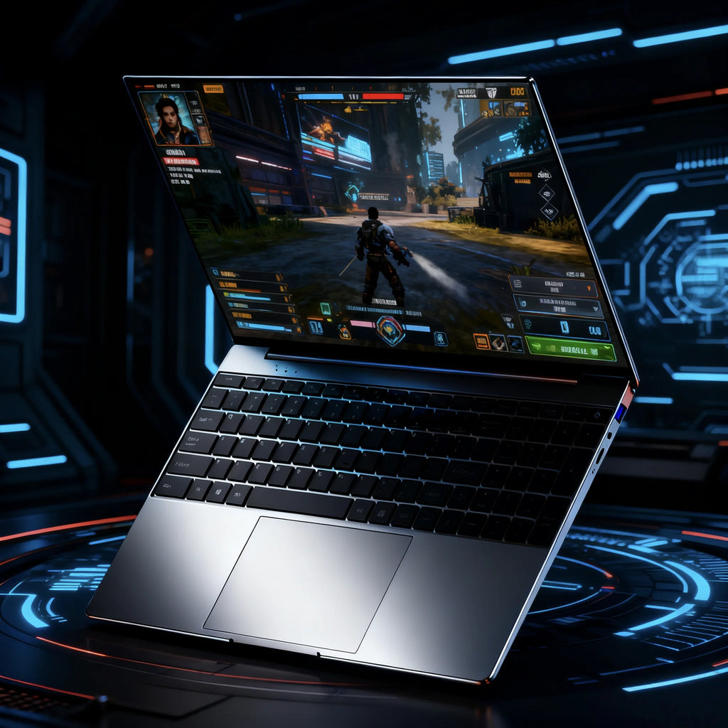New Gisentec Intel N3450 15.6" Laptop 512GB/1TB SSD English Keyboard Business Laptop 90Hz Display 4000mAh Battery 1-Year