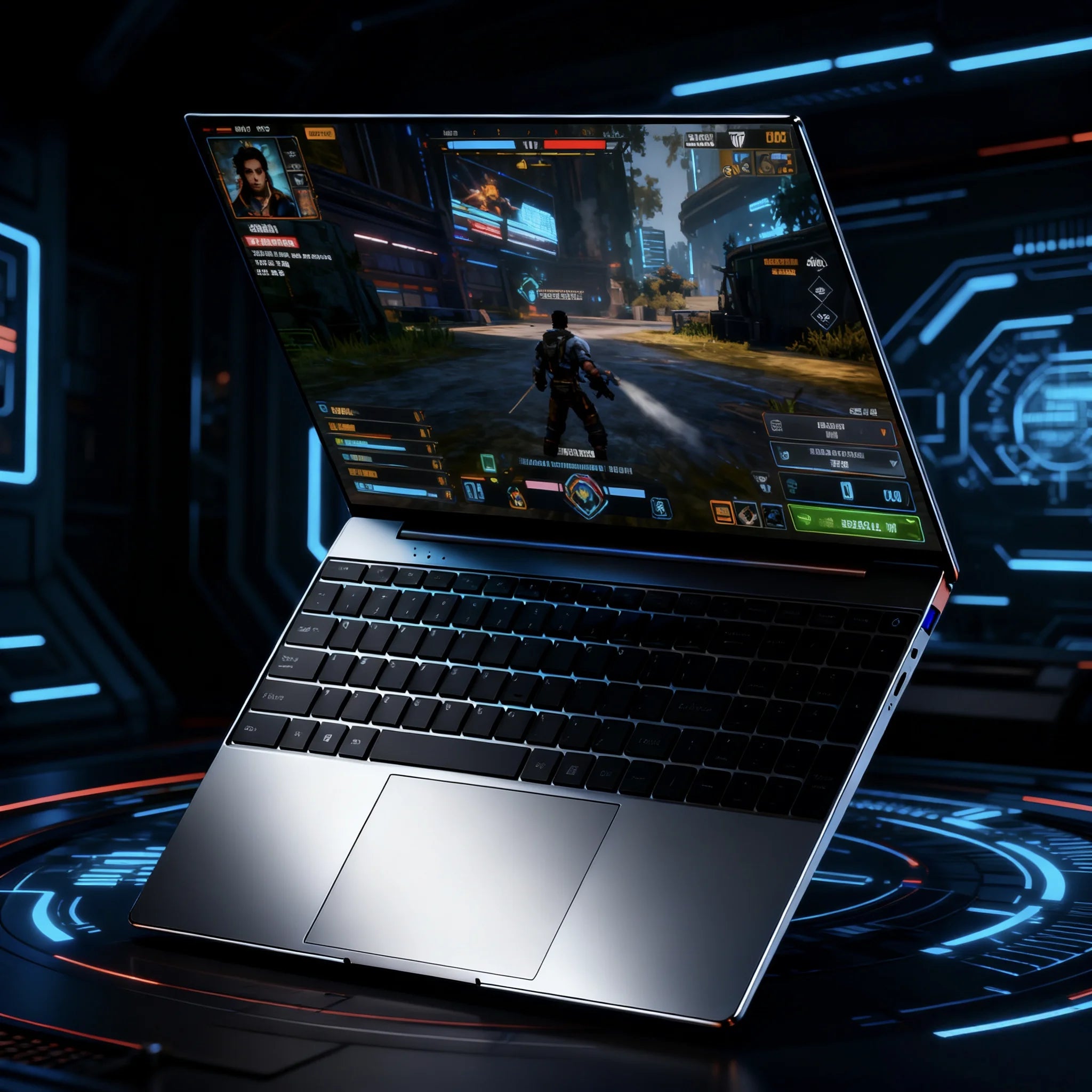 New Gisentec Intel N3450 15.6" Laptop 512GB/1TB SSD English Keyboard Business Laptop 90Hz Display 4000mAh Battery 1-Year