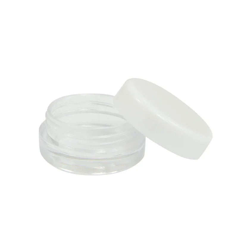 10Pcs 2g 3g 5g 10g 15g 20g 30g Plastic Cosmetics Makeup Box Nail Art Storage Pot Container Clear Sample Lotion Jar