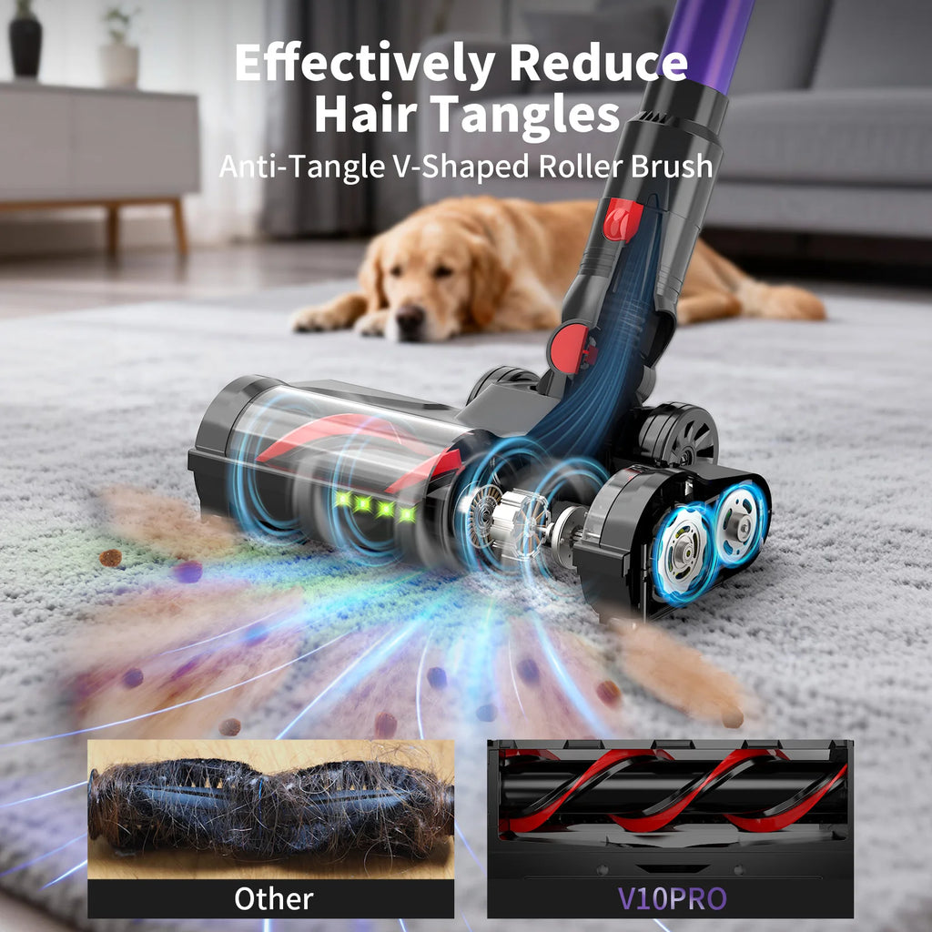Hot Household Appliances Portable Standing Vacuum Cleaner Handheld with 35Kpa Strong Suction  Cordless Vacuum Cleaner