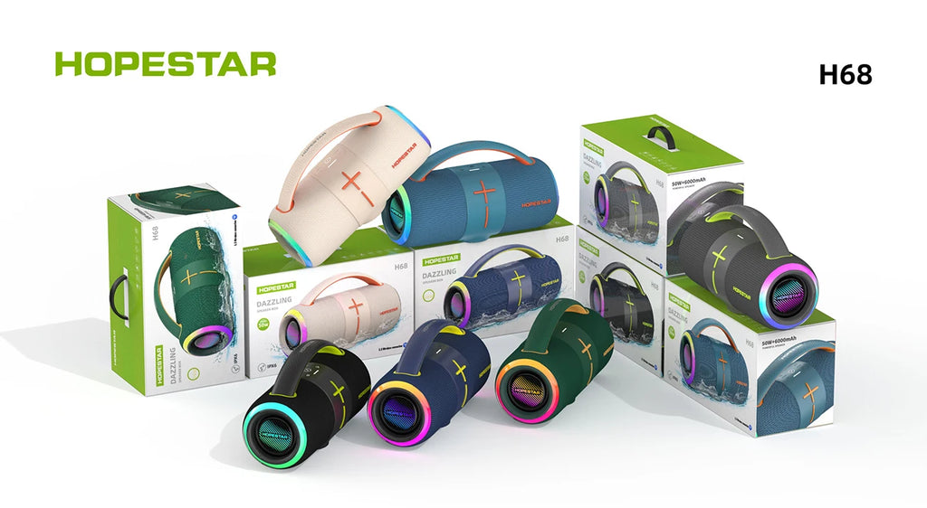 HOPESTAR H68 Top Sell bluetooth Speaker Portable Speaker Waterproof IPX6 Wireless Outdoor Blue Tooth Speakers