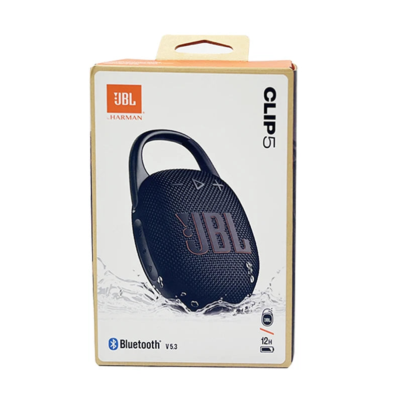 JBL Clip 5 Clip5 Ultra Portable Bluetooth Speaker Outdoor Mini Speaker Multi-Speaker Connection IP67 Waterproof 12 Hour Playtime